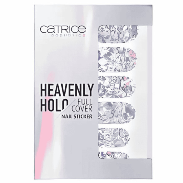Adhesivos de uñas Catrice Heavenly Holo Full Cover 01