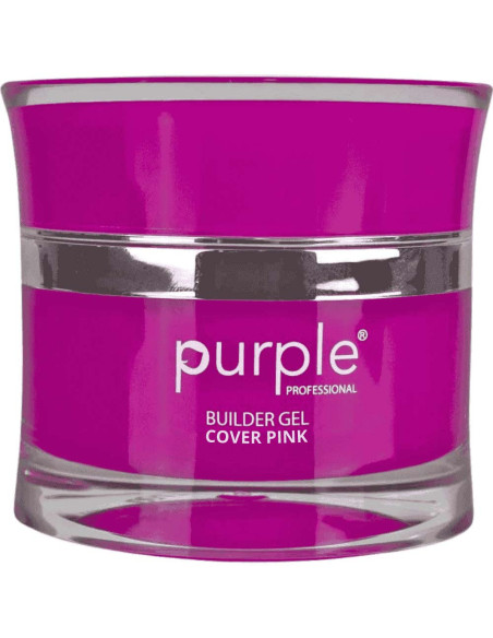 Gel de Construção Purple Cover Pink 50gr Rosa Claro