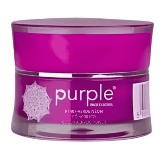 Polvo acrílico Purple P1408 3.5 g Azul neón