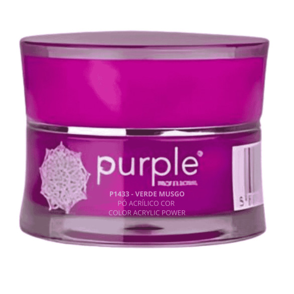 Polvo acrílico Purple P1433 3.5 g Verde Musgo