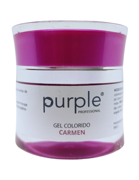 Color Gel Purple Carmen P940 12gr Amarelo Cintilante