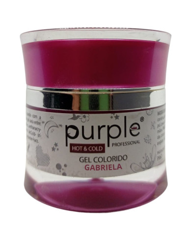 Color Gel Purple Hot & Cold Gabriela P968 12gr Violeta Escuro