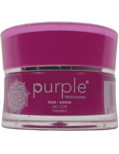 Color Gel Purple Vanni Thermo P839 5gr Vermelho Escuro