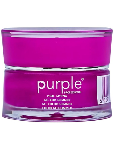 Color Gel Purple P860 Myrna 5g Glimmer Rosa