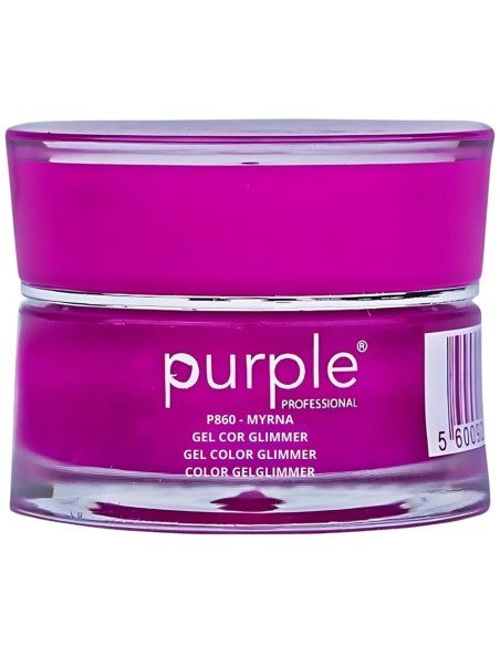 Color Gel Purple P860 Myrna 5g Glimmer Rosa