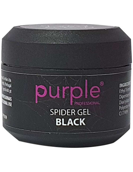 Spider Gel Purple Black P1559 5gr Preto