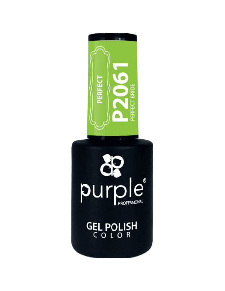 Verniz Gel Purple P2061 Perfect Bride 10ml Verde Claro