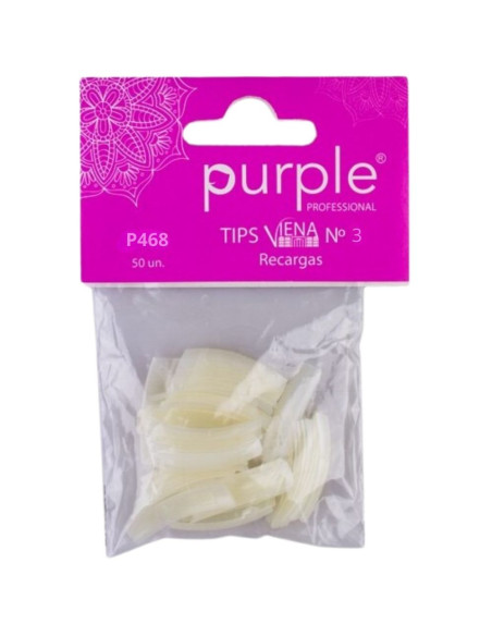 Tips Purple Viena recambios nº3 P468 50 unidades