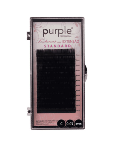 Extensão de Pestanas Purple Standard C 0.07 8mm