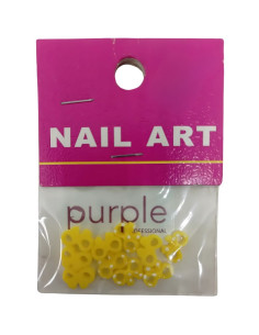Lazo Nail Art Purple P1222 amarillo