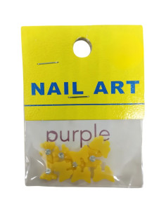 Lazo Nail Art Purple P1206 amarillo
