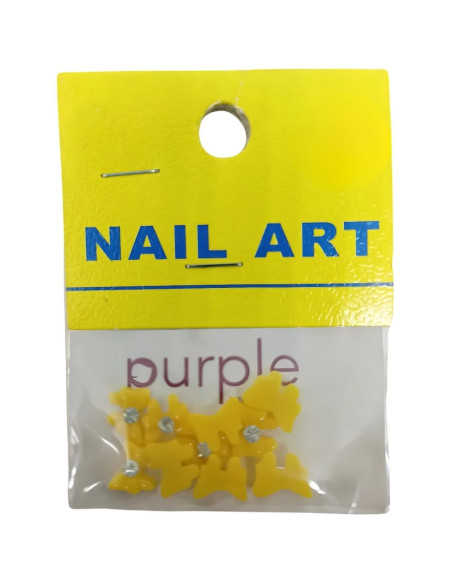 Lazo Nail Art Purple P1206 amarillo