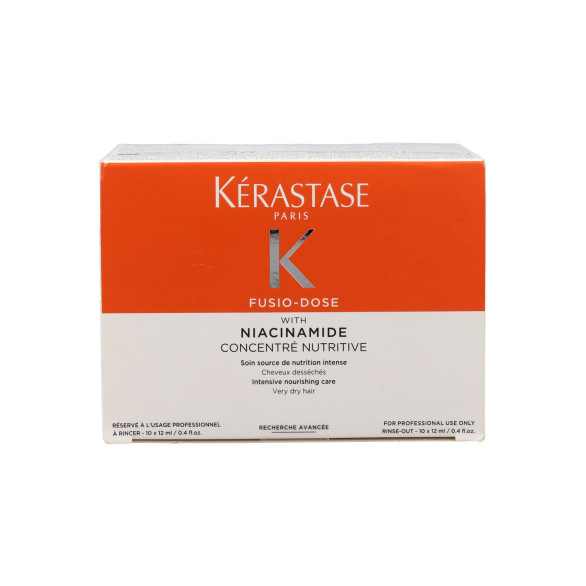 Kérastase Fusio-Dose nutritivo con niacinamida, 10 x 12 ml