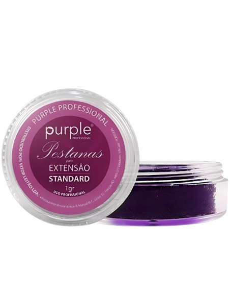 Extensiones de pestañas Purple castaño oscuro C 0.20, 15 mm