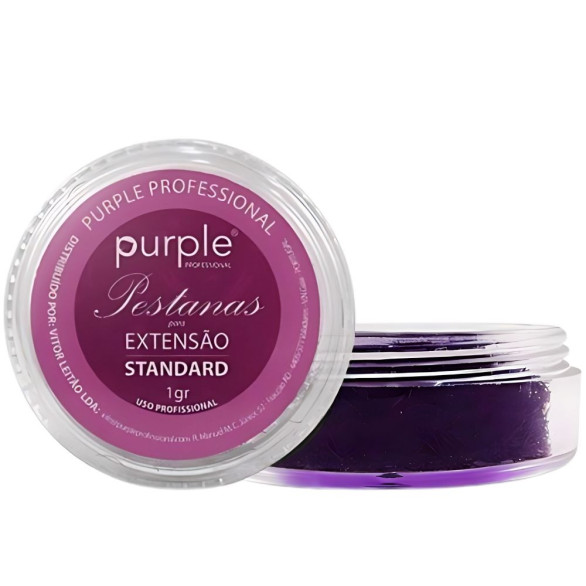 Extensiones de pestañas Purple morado C 0.20, 15 mm