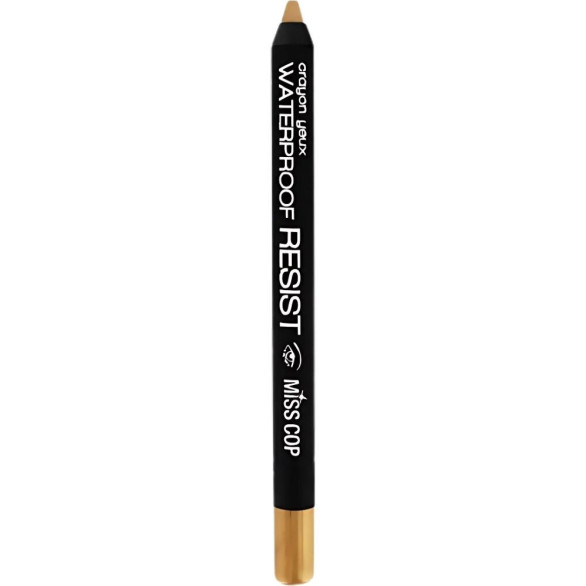 Miss Cop Waterproof Resist lápiz de ojos dorado 1 g