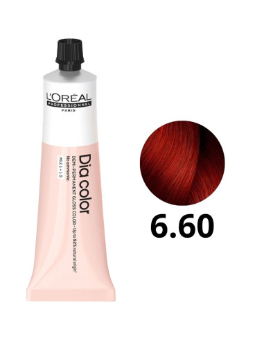 Coloração Demi Permanente Dia Color L'Oréal 6.60 Sem Amoníaco