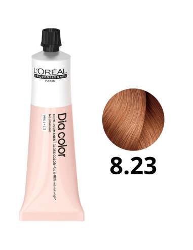 Coloração Demi Permanente Dia Color L'Oréal 8.23 Sem Amoníaco