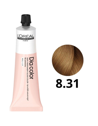 Coloração Demi Permanente Dia Color L'Oréal 8.31 Sem Amoníaco