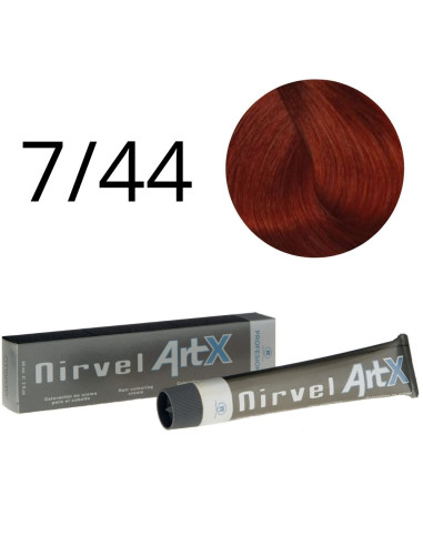 Tinta de Cabelo Nirvel ArtX 7/44 Vermelho Intenso 100ml