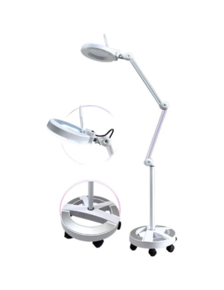 GL Nails LED Flex lupa con brazo flexible