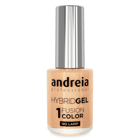 Andreia Hybrid Gel I DO! HID3 esmalte nude champán con brillo dorado 10,5 ml
