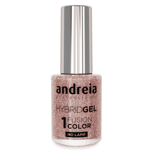 Andreia Hybrid Gel I DO! HID1 esmalte glitter rosa, plata y dorado 10,5 ml