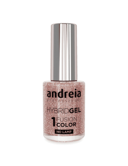 Andreia Hybrid Gel I DO! HID1 esmalte glitter rosa, plata y dorado 10,5 ml