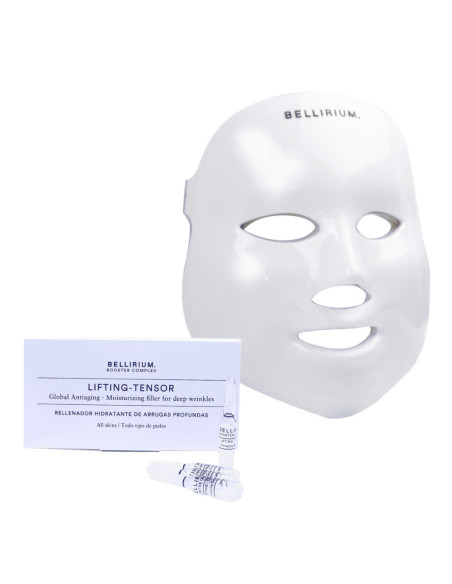 Bellirium Lifting Tensor kit de ampollas 10 × 2 ml y máscara LED