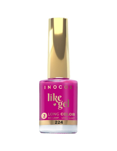 Esmalte Inocos Like Gel 224 Rosa Profundo 11ml
