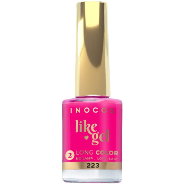 Inocos Like Gel 223 esmalte rosa magenta 11 ml