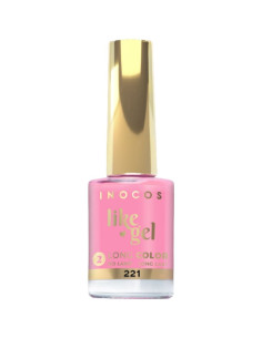 Inocos Like Gel 221 esmalte rosa cálido vibrante 11 ml
