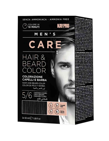 Kit de Coloración para Cabello y Barba Kaypro Men's Care 5/6