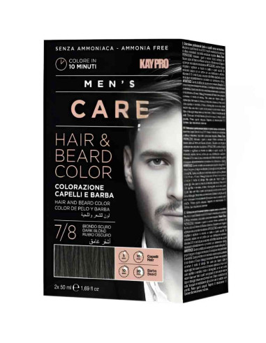 Kit de Coloración para Cabello y Barba Kaypro Men's Care 7/8