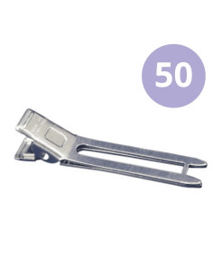 Pinzas dobles de cabello 50 unidades