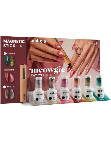 Colección Gel Andreia Professional MEOWGIC Efecto Cat Eye 10.5ml