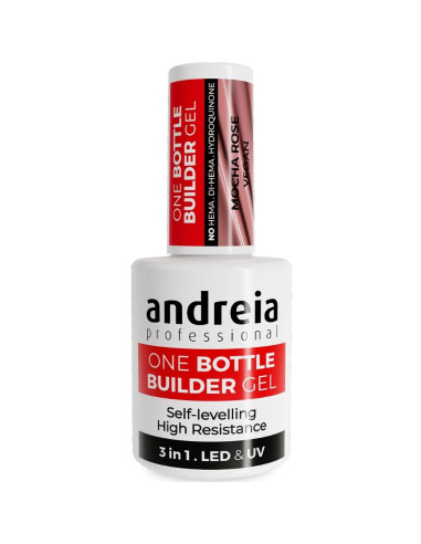 Gel Constructor Todo en Uno 3 EN 1 Mocha Rose Baja Viscosidad 14ml Andreia