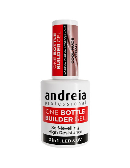 Gel Constructor Todo en Uno 3 EN 1 Cool Nude Baja Viscosidad 14ml Andreia
