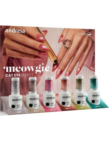 Colección Gel Andreia Professional MEOWGIC Efecto Cat Eye 10.5ml