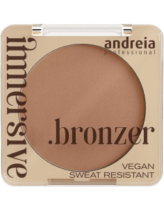 Andreia Professional Immersive Bronzer 02 Medium Neutral Brown Satin Finish