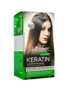 Kativa Keratin alisado sin plancha Xtra Shine