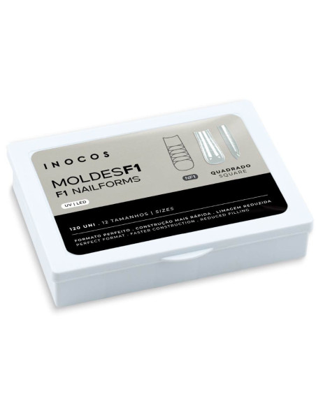 Inocos moldes F1 cuadrados 120 unidades