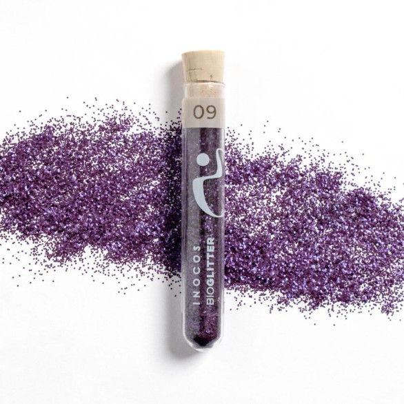 INOCOS Bioglitter 09 violeta, 0,4 mm