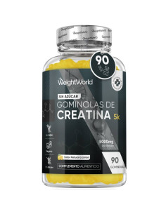 WeightWorld creatina sabor limón, 90 gominolas