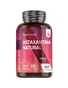 WeightWorld astaxantina, 240 cápsulas