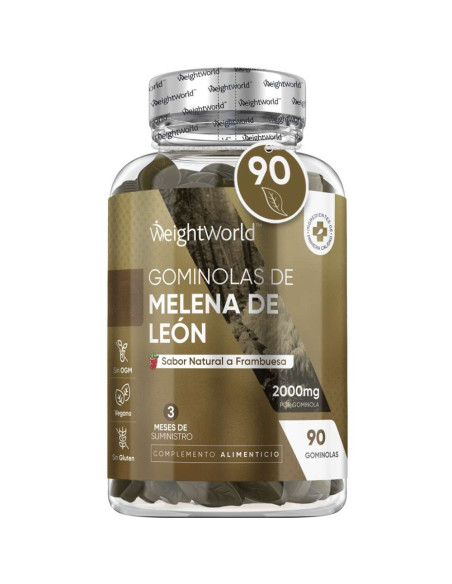 WeightWorld Lion’s Mane 2000 mg, 90 gominolas