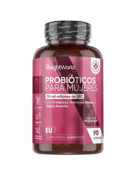 WeightWorld probióticos para mujeres, 90 cápsulas