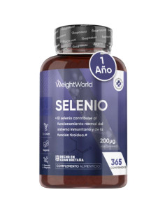 WeightWorld selenio 200 µg, 365 comprimidos