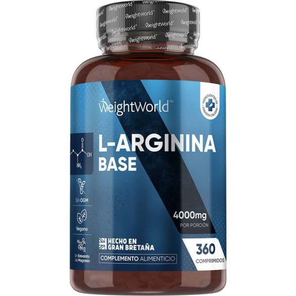 WeightWorld L-arginina 3000 mg, 360 comprimidos