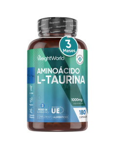 WeightWorld taurina 1000 mg, 180 cápsulas